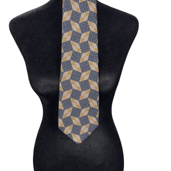 Burberry 100% Silk Wide Tongue Tie - Picture 1 of 5